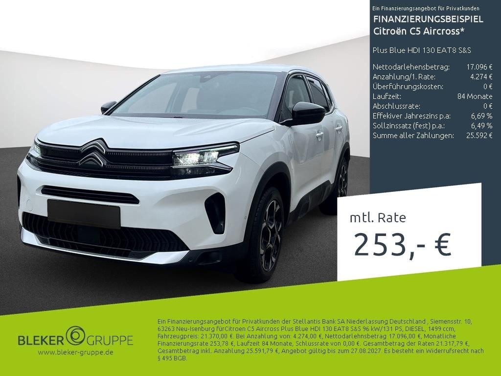 سیتروئن C5 Aircross Plus Blue HDI 130 EAT8 S&S