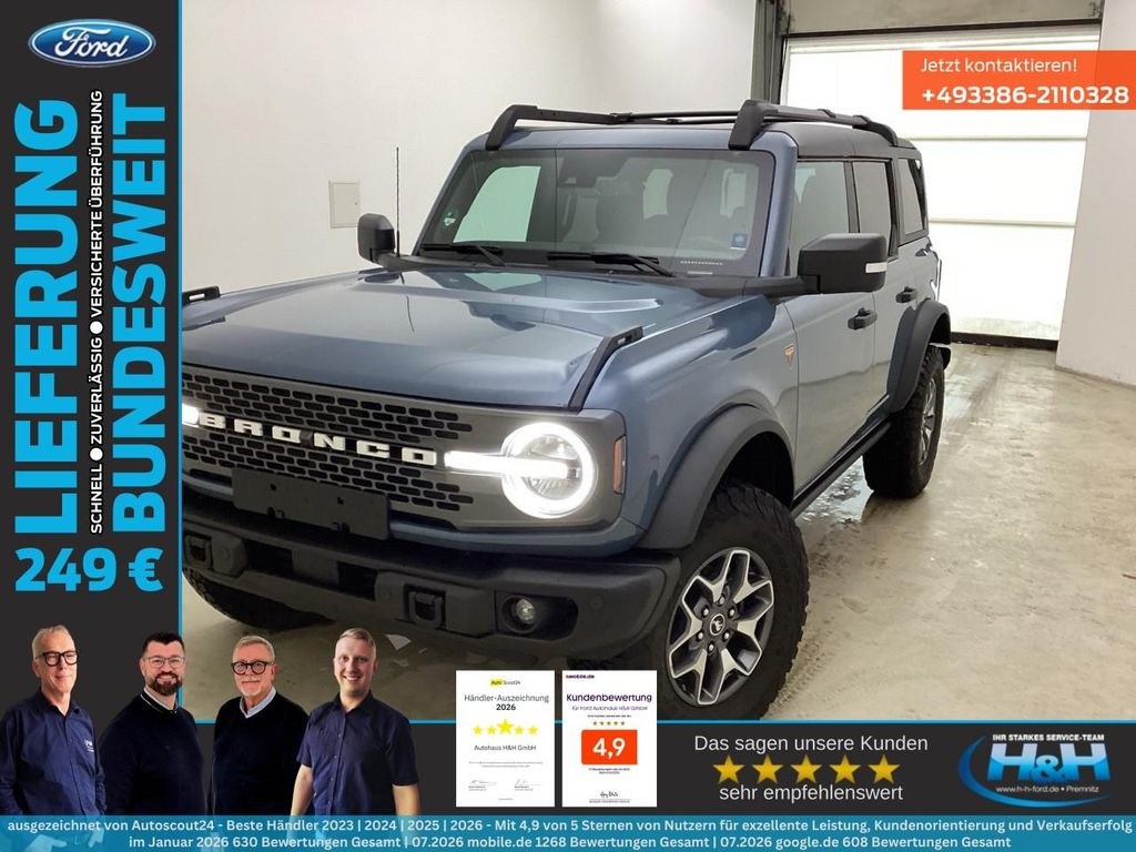 فورد برانکو 2.7 Aut 4WD بدلندز LED+ACC+360°Kam
