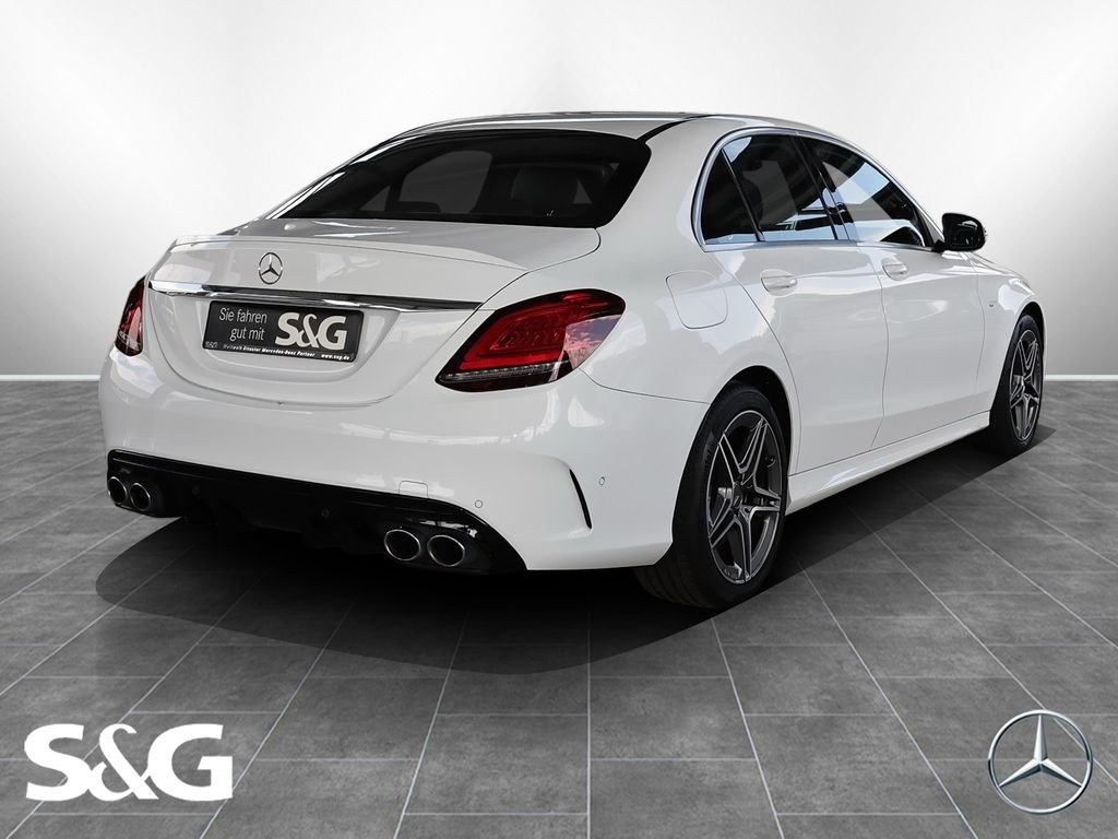 نمای دیگر مرسدس بنز C 43 AMG 4M حفظ خط+LED+دوربین+نقطه کور+18 اینچ