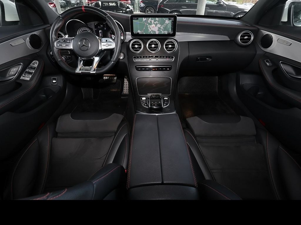 نمای دیگر مرسدس بنز C 43 AMG 4M حفظ خط+LED+دوربین+نقطه کور+18 اینچ