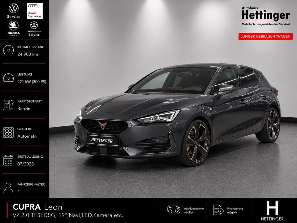 کوپرا لئون VZ 2.0 TFSI DSG، ۱۹"، ناوبری، LED، دوربین...