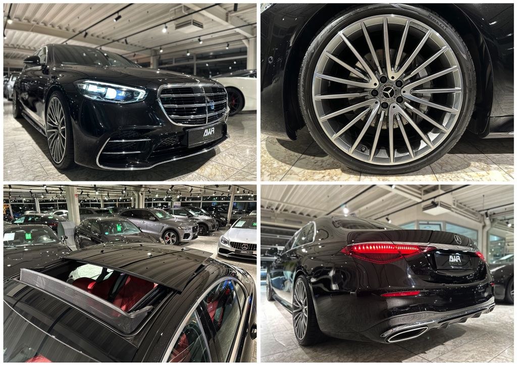 نمای دیگر مرسدس بنز S 450 4Matic اکسکلوزیو AMG 21" پانوراما HUD چرم قرمز