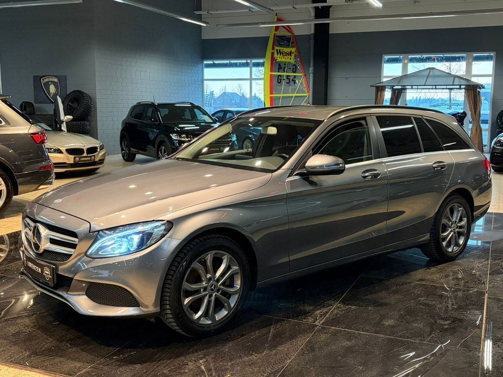 مرسدس بنز C 220d تی 9G ACC-تمپو LED ناوی دوربین چرم یدککش
