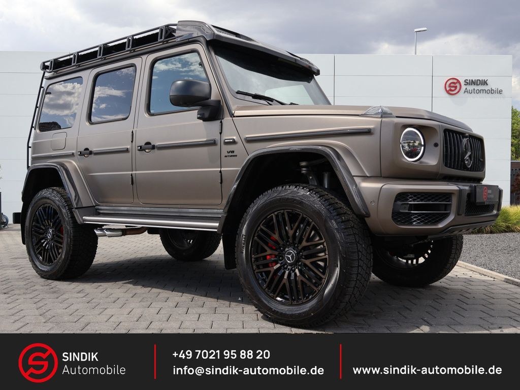 مرسدس بنز G 63 AMG 4x4² مانوفاکتور-کف چوب گیلاس-باربند سقفی