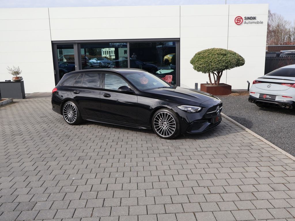 نمای دیگر مرسدس بنز C 300 T d AMG لاین-نایت پک-استند هیتر-دیسترونیک