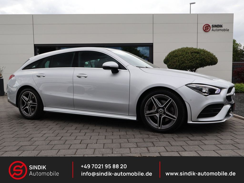 مرسدس بنز CLA 220 شوتینگ بریک d AMG لاین قلاب یدک-گرمکن صندلی