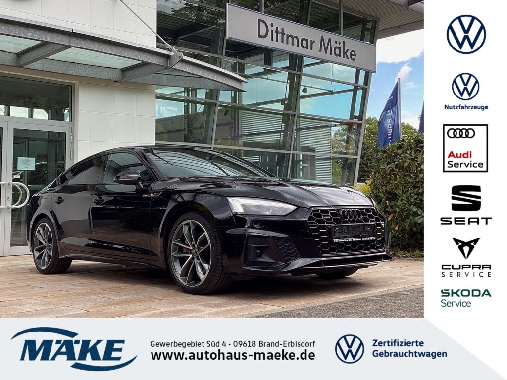 آئودی A5 اسپرت‌بک اس لاین 40 TDI کواترو تیپ‌ترونیک دوربین دنده عقب کولر