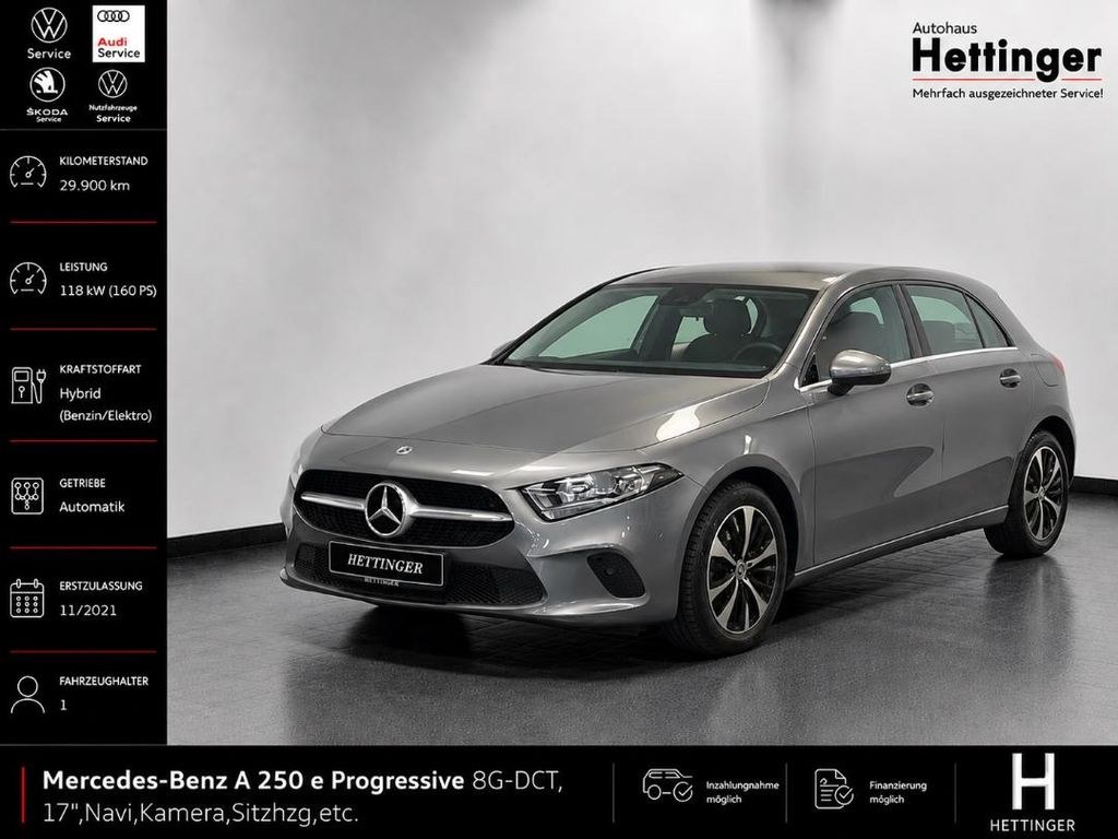 مرسدس بنز A 250 e، 17"، ناوبری، دوربین، گرمکن صندلی...