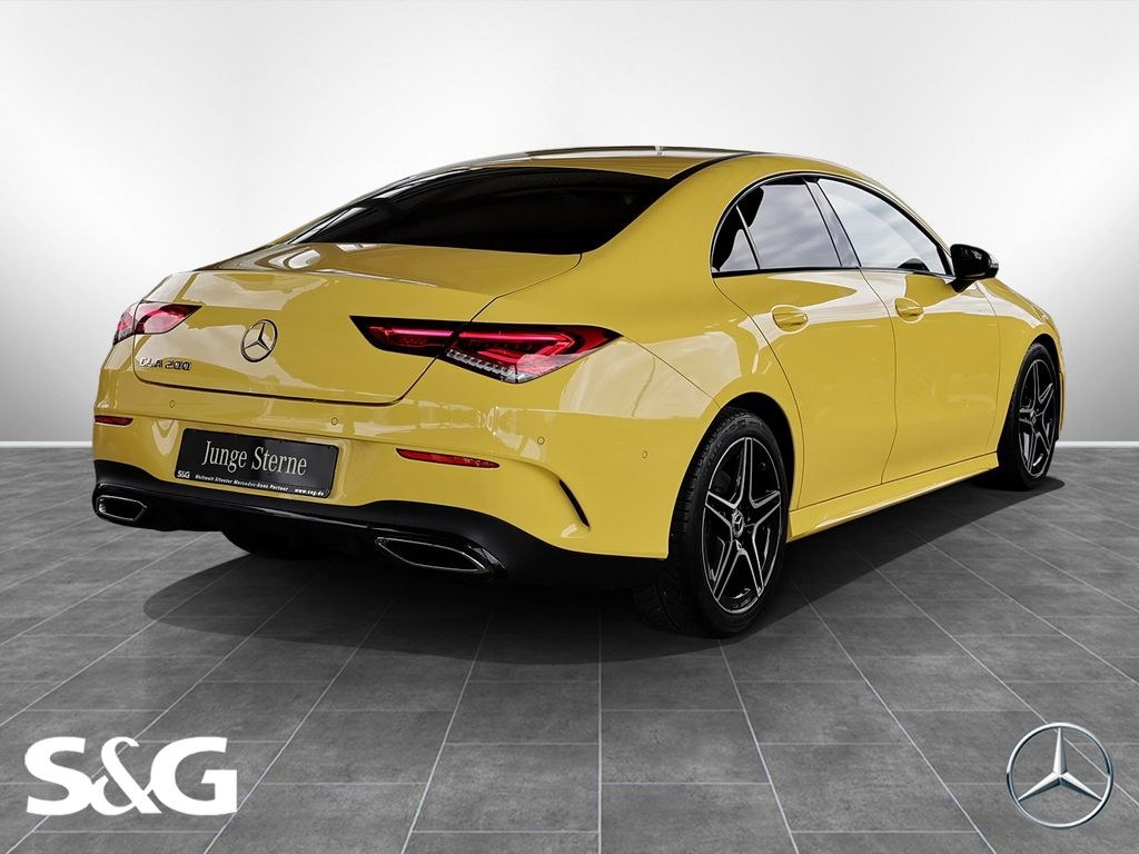 نمای دیگر مرسدس بنز CLA 200 کوپه AMG دوربین+نایت+کارپلی+LED+18 اینچ