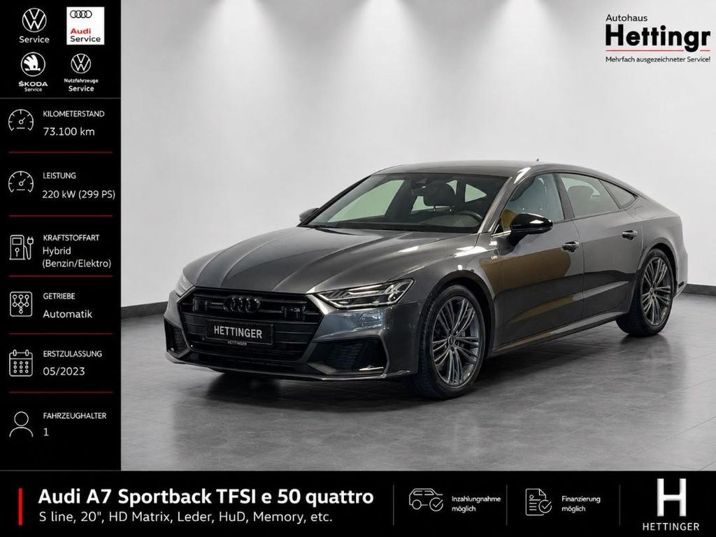 آئودی A7 اسپورت بک TFSI e 50 کواترو S-line، 20",HDMat