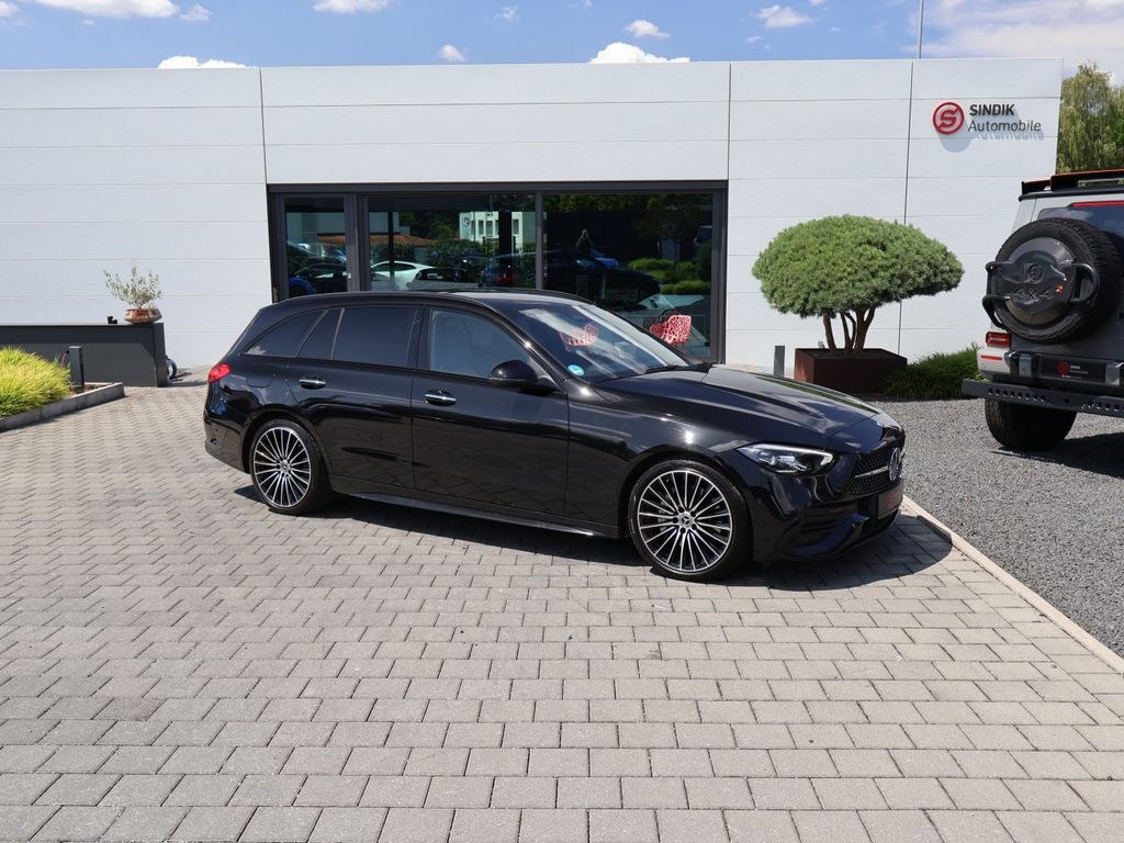 نمای دیگر مرسدس بنز C 220 d T AMG لاین-نایت پک-کی گو-دوربین-آمبینت