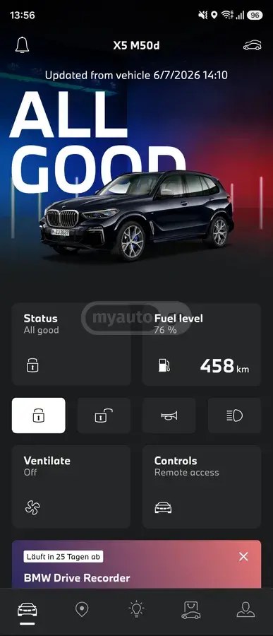 نمای دیگر بی ام و M50d 2020