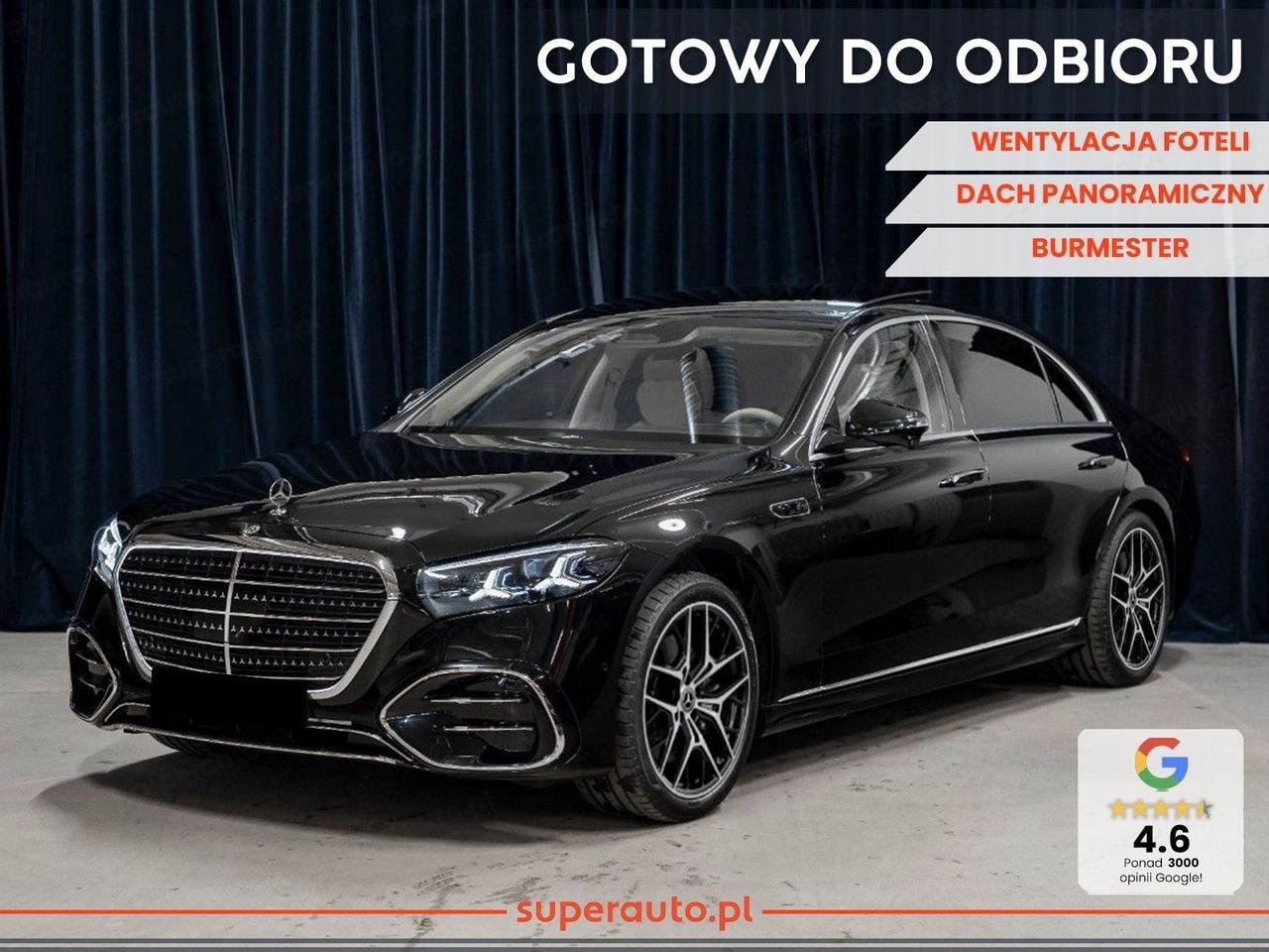 مرسدس بنز کلاس S 450 mHEV 4-Matic لانگ 9G-TRONIC